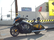 Batman and Joker cruiser motorcycle paint job