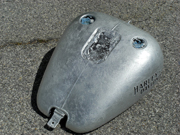 Silverleaf Harley Davidson cruiser tank