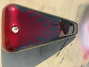 Steel Grey Tribal Burgundy Cruiser paint job