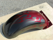 Steel Grey Tribal Burgundy Cruiser paint job