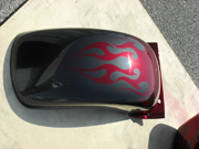 Steel Grey Tribal Burgundy Cruiser paint job