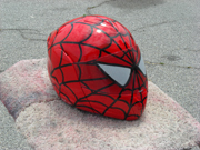 Full Face Visor Graphics helmet with Spiderman Design