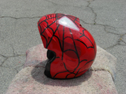 Full Face Visor Graphics helmet with Spiderman Design